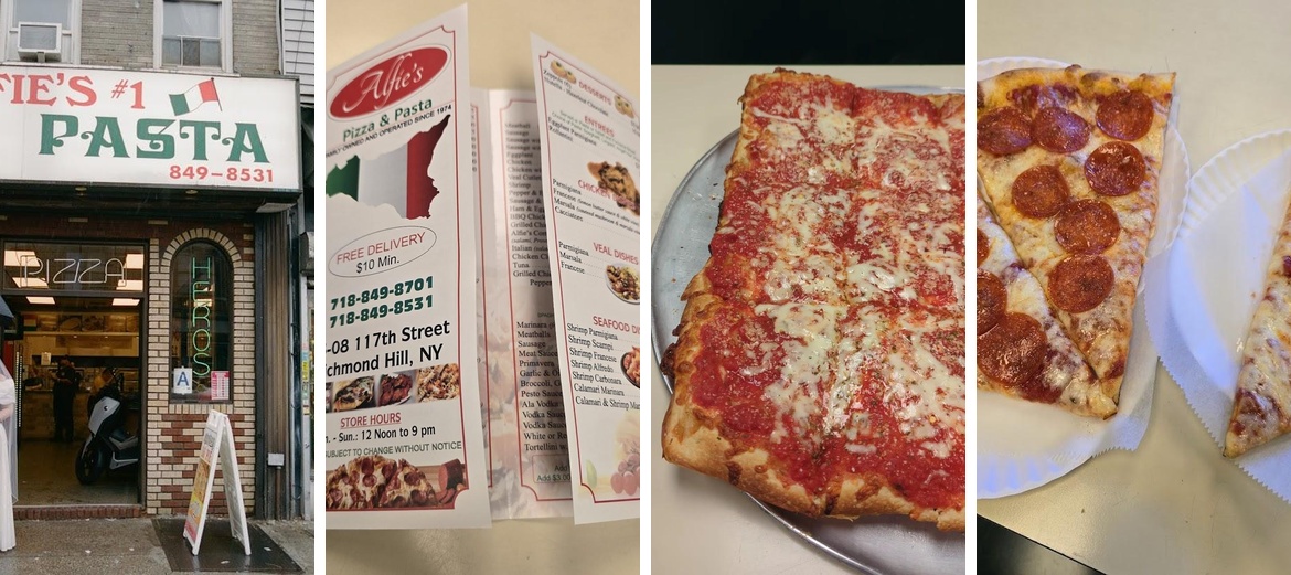 Alfie's Pizzeria & Restaurant Menu